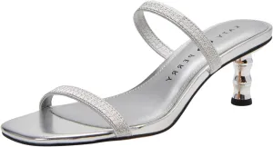 Katy Perry Shoes Women's Leilei Stretch Kitten Heel Sandal Heeled