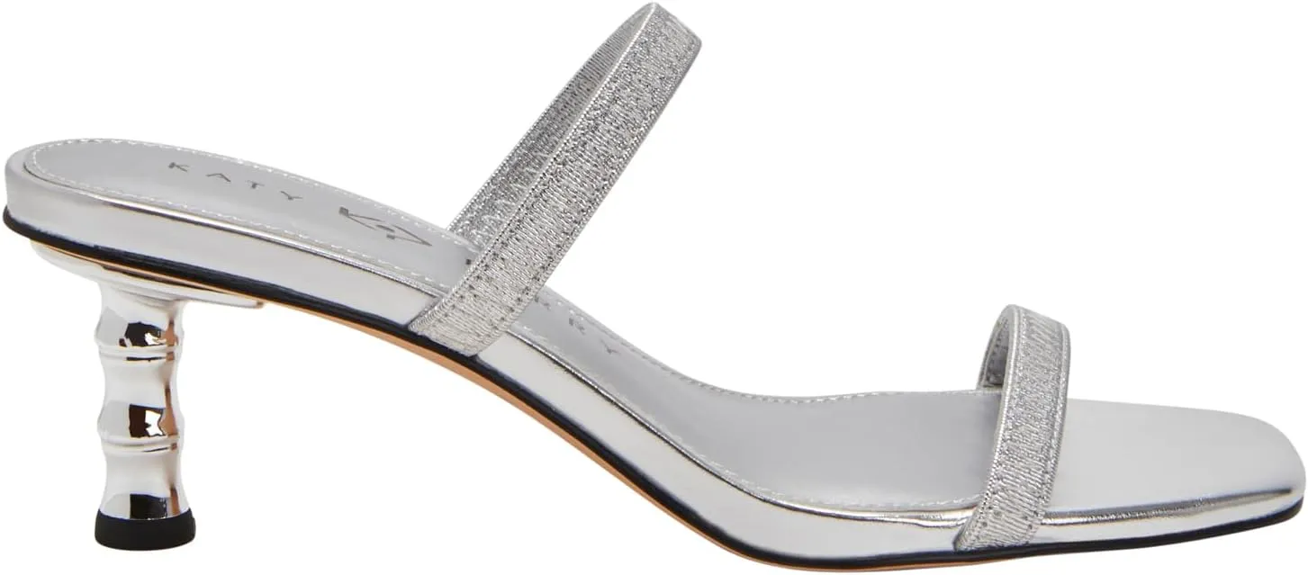 Katy Perry Shoes Women's Leilei Stretch Kitten Heel Sandal Heeled