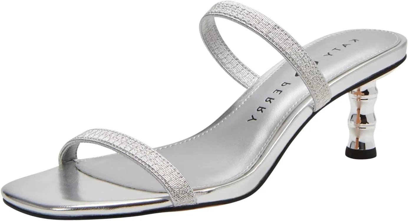 Katy Perry Shoes Women's Leilei Stretch Kitten Heel Sandal Heeled
