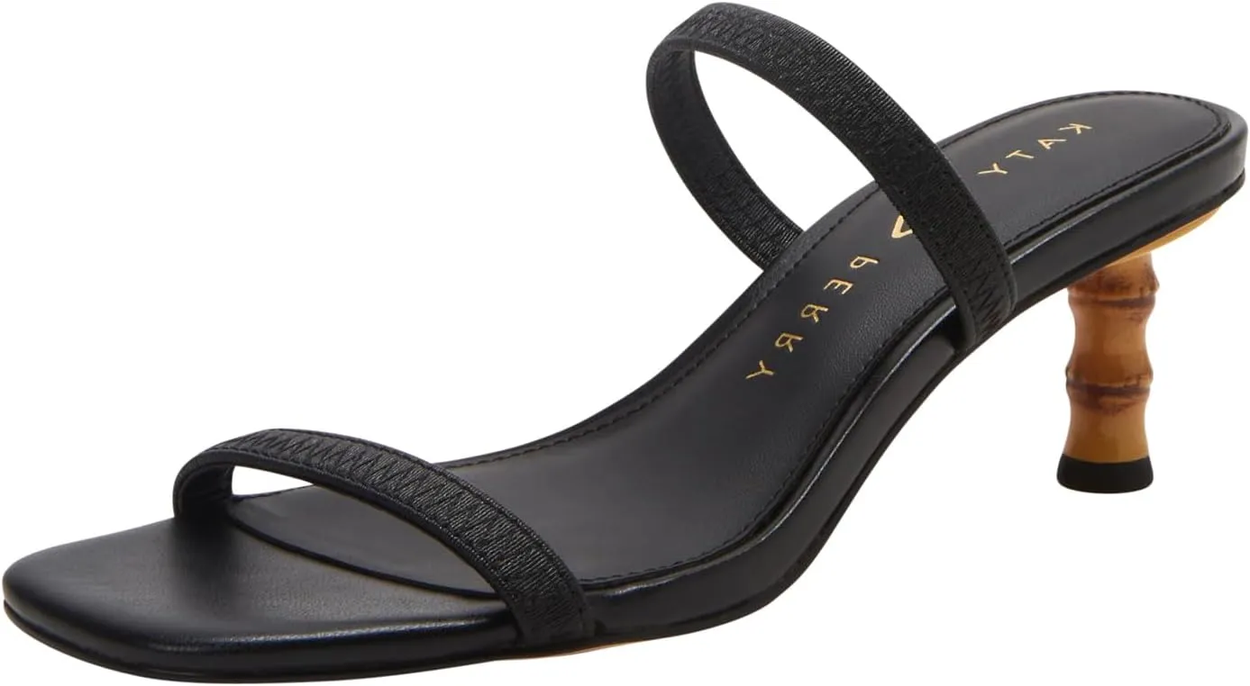 Katy Perry Shoes Women's Leilei Stretch Kitten Heel Sandal Heeled
