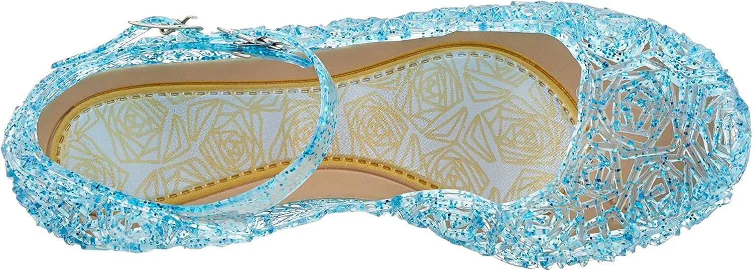 Kawai Peach Girls' Cute Sparkle Sandals Fancy Dress Up Jelly Party Dancing Cosplay Shoes