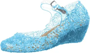 Kawai Peach Girls' Cute Sparkle Sandals Fancy Dress Up Jelly Party Dancing Cosplay Shoes