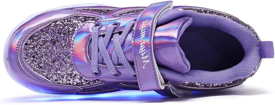 Kids Shoes with Double Wheels - Upgraded Kids Roller Shoes for Gifts, Retractable Wheels Skateboarding Shoes for Kids Sneakers Light Up Rechargeable for Birthday Party Gift