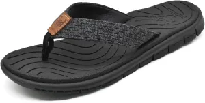 KuaiLu Womens Casual Flip Flops Yoga Mat Comfortable Cushion Arch Support Walking Thong Sandals Lightweight Non-Slip Summer Beach Slippers