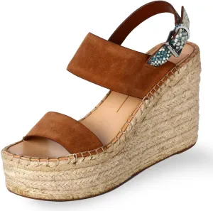 landing craft Womens Platform Espadrilles Wedge Sandals,Comfort Open Toe High Heeled Wedges with Adjustable Buckle Ankle Strap Sandals Suitable for Vacation Beach Summer Shoes