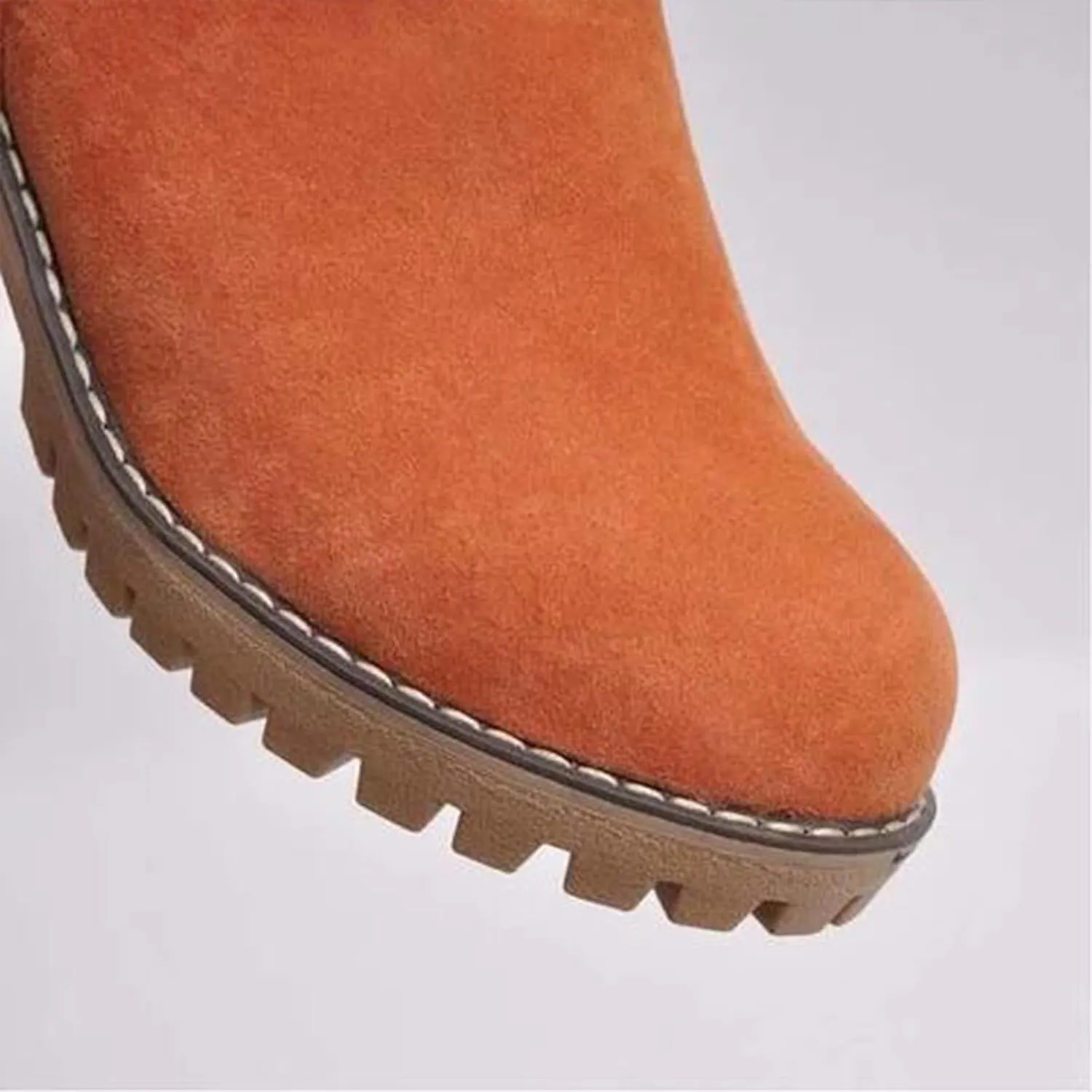 LELEBEAR Libiyi Boots, Libiyi Seniors' Chunky Heel Winter Boots, Libiyi Women's Chunky Heel Round Toe Snow Boots for Seniors