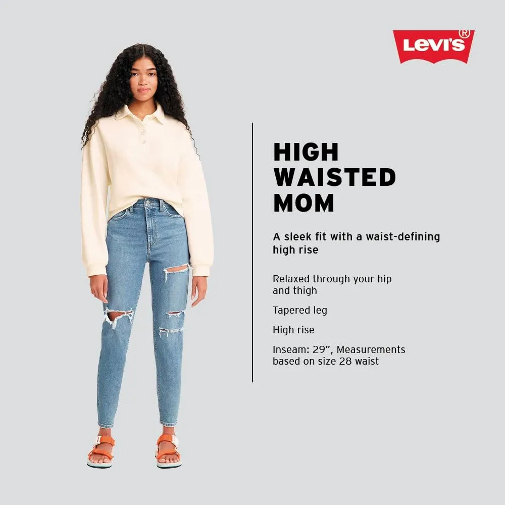 Levi's Women's High Waisted Mom Jeans (Also Available in Plus)