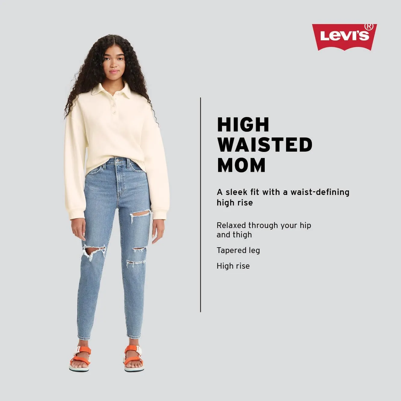 Levi's Women's High Waisted Mom Jeans (Also Available in Plus)