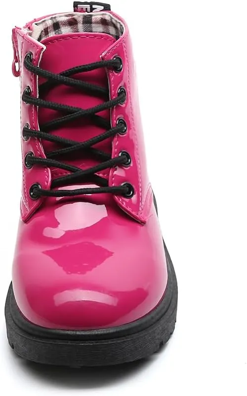 Little Kids Ankle Boots Little Girls Outdoor Combat Toddler Boots