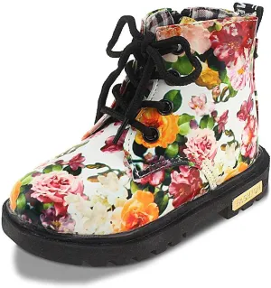 Little Kids Ankle Boots Little Girls Outdoor Combat Toddler Boots