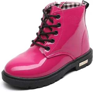 Little Kids Ankle Boots Little Girls Outdoor Combat Toddler Boots