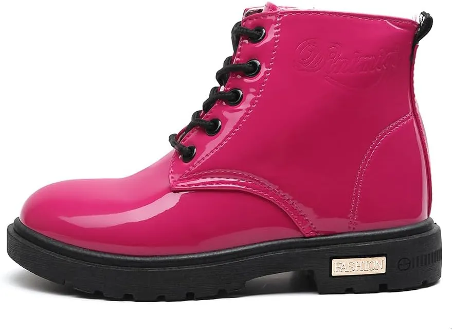 Little Kids Ankle Boots Little Girls Outdoor Combat Toddler Boots