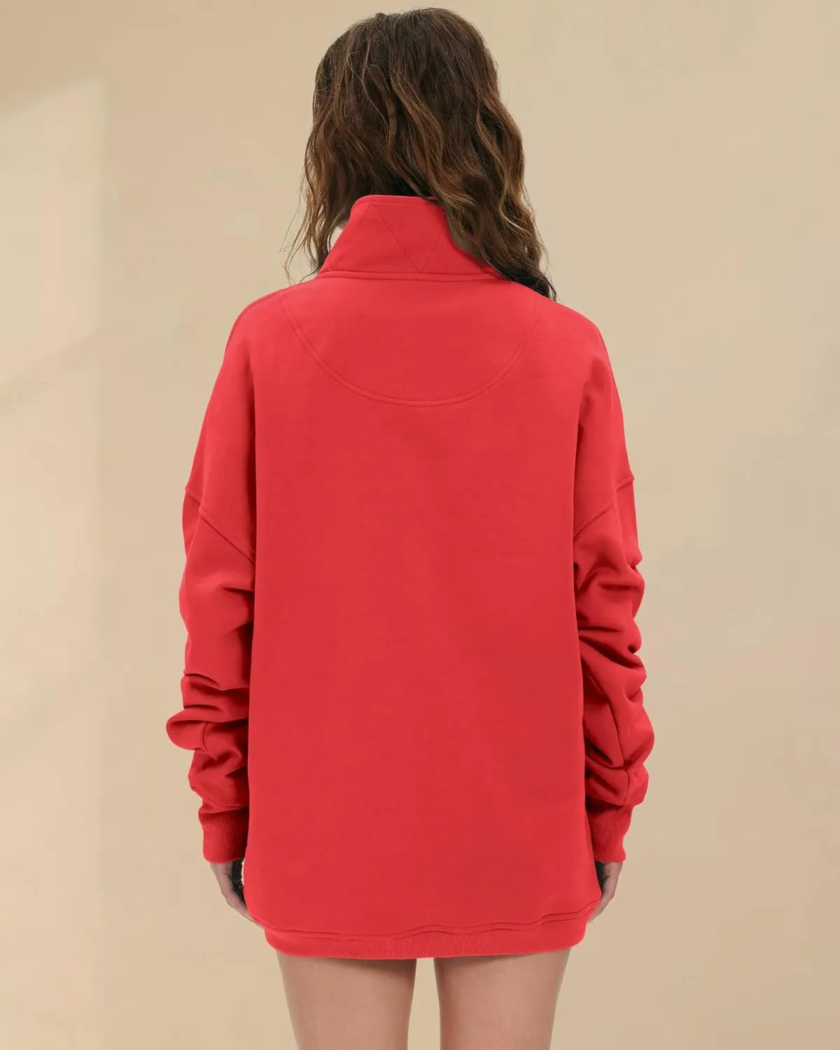 Locachy Womens Casual Button Henley Neck Oversized Sweatshirt Long Sleeve Pullover Tops Outfits