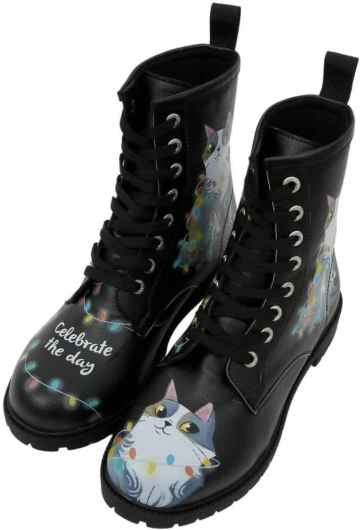 Long Boots for Women – Vegan Leather and Unique Design Womens Winter Boots, Comfortable and Stylish Womens Boots