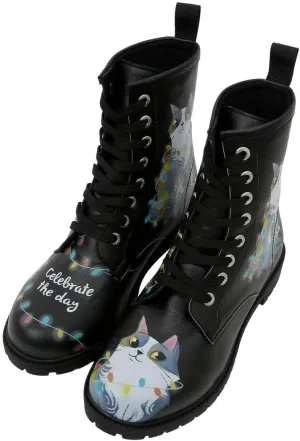 Long Boots for Women – Vegan Leather and Unique Design Womens Winter Boots, Comfortable and Stylish Womens Boots