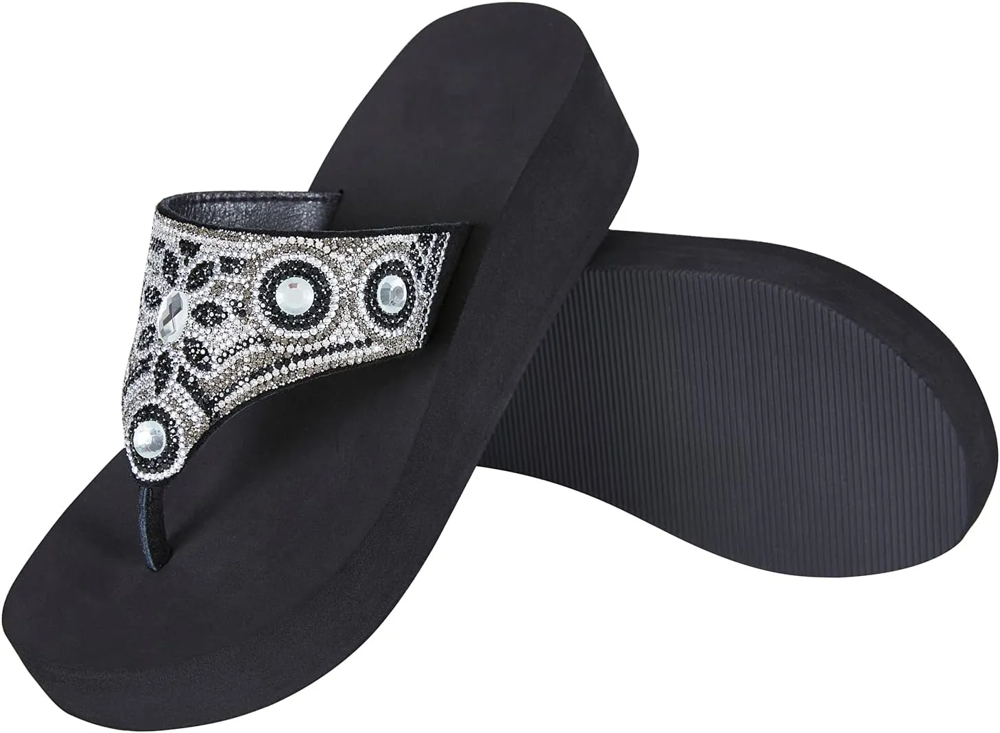 Lowkeyray Womens Flip Flops Beach Comfort Thong Style Sandals for Women in Summer