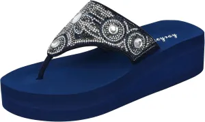 Lowkeyray Womens Flip Flops Beach Comfort Thong Style Sandals for Women in Summer