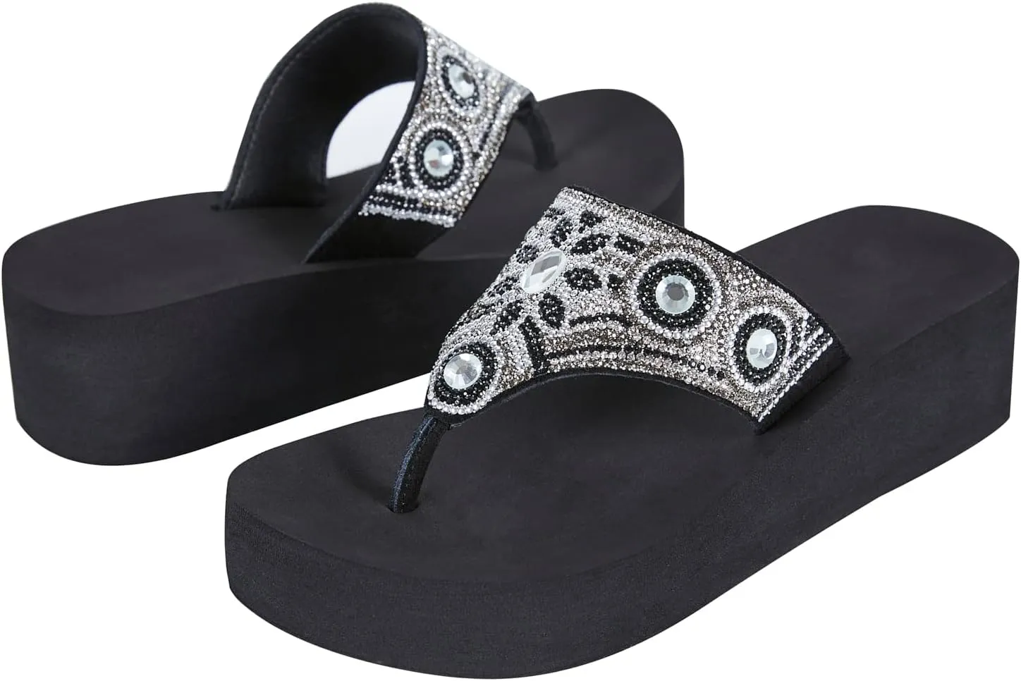 Lowkeyray Womens Flip Flops Beach Comfort Thong Style Sandals for Women in Summer
