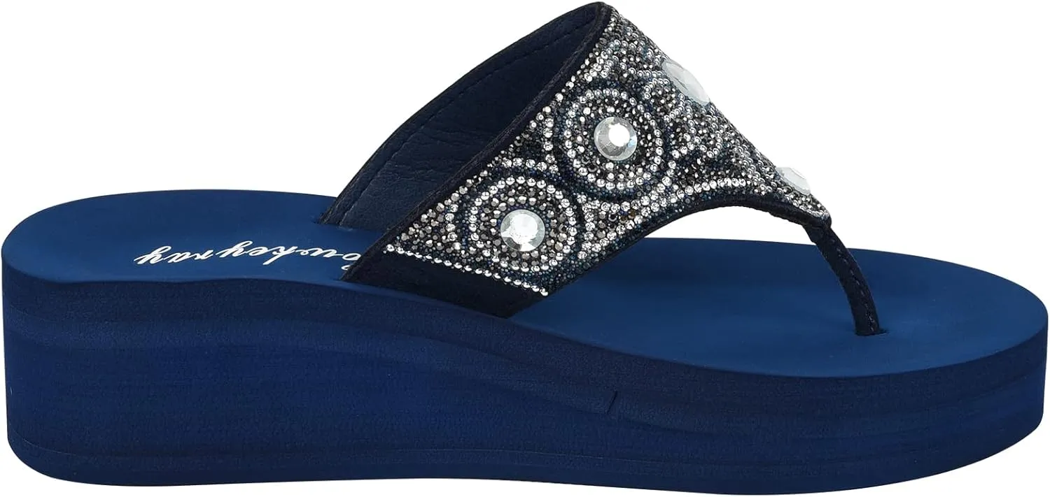 Lowkeyray Womens Flip Flops Beach Comfort Thong Style Sandals for Women in Summer