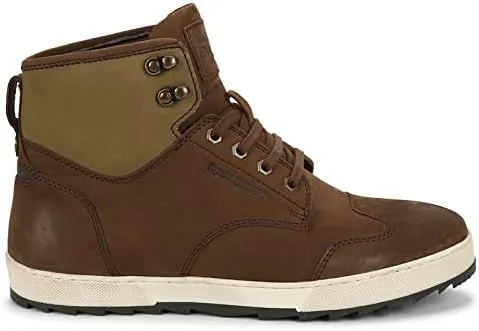 Maverick Brown Shoes Ridding Boots - Premium Nubuck Leather Shoes with Velvet Finish, Casual & On-Road Wear