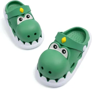Meckior Toddler Little Girls Boys Clogs Cute Cartoon Garden Water Sandals Lightweight Slip-on Slides Slippers Children Kids Indoor Outdoor Summer Pool Beach Shoes(Toddler/Little Kid)