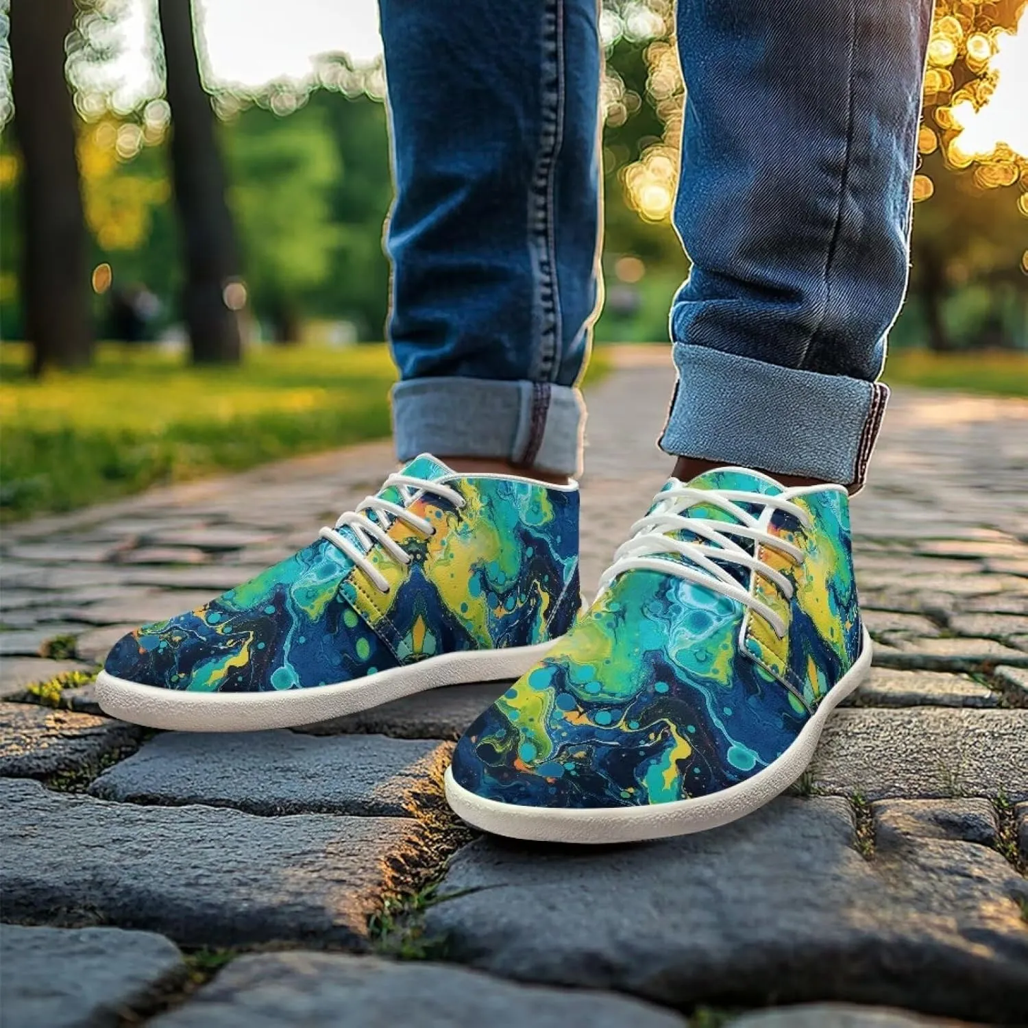Men's Barefoot Shoes Breathable Wide Toe Walking Shoes Lightweight Zero Drop Shoes Running Sneakers Loafers US 5-14