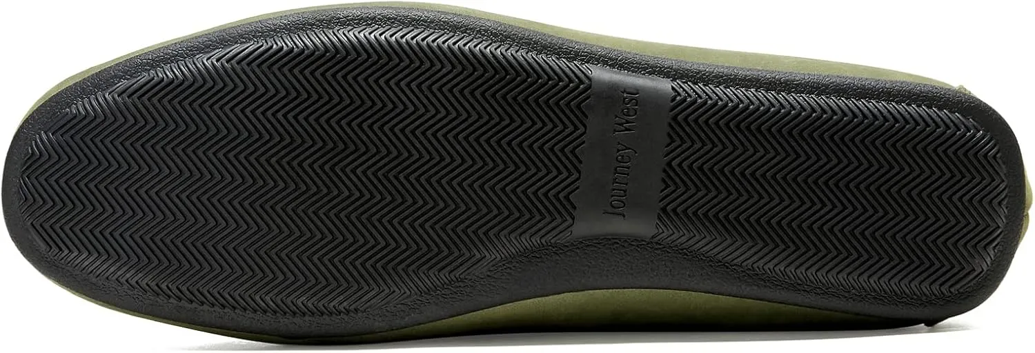 Mens Casual Loafer Shoes Genuine Leather Driver Driving Style Moccasins Classic Comfortable Slip On Penny Loafers for Men