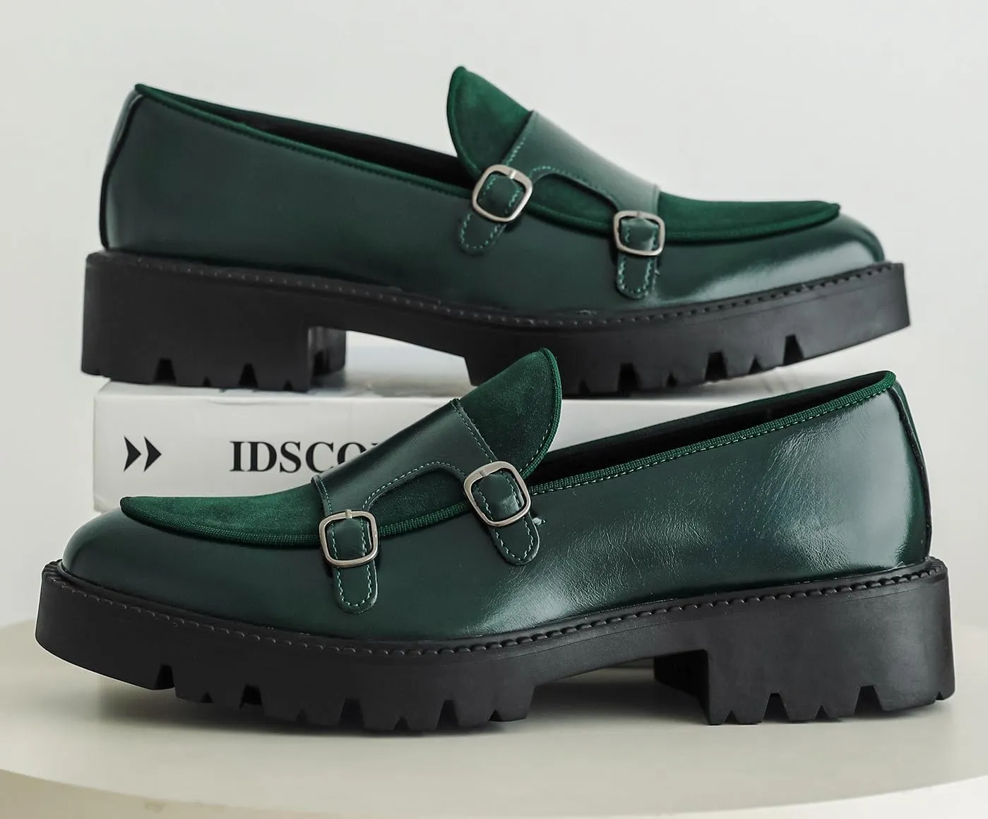 Mens Casual Shoes Slip On Loafers Dress Shoes for Men Fashion Prom Wedding Suede Monk Strap Loafers Comfortable Business Tuxedo Moccasins