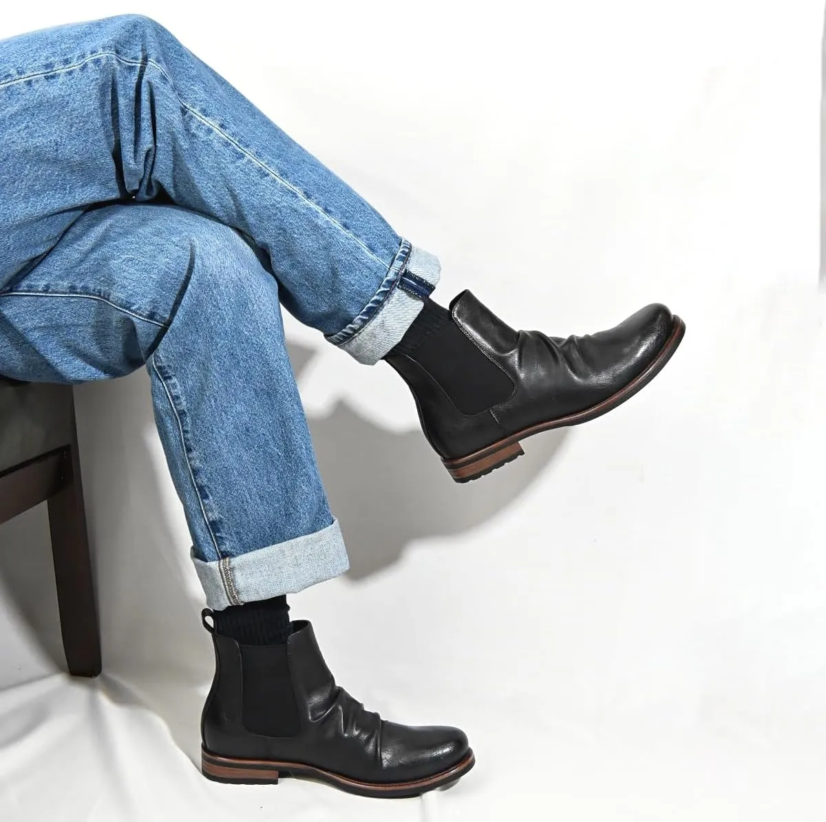 Men's Chelsea Boots Casual Dress Boots Ankle Slip On Boots
