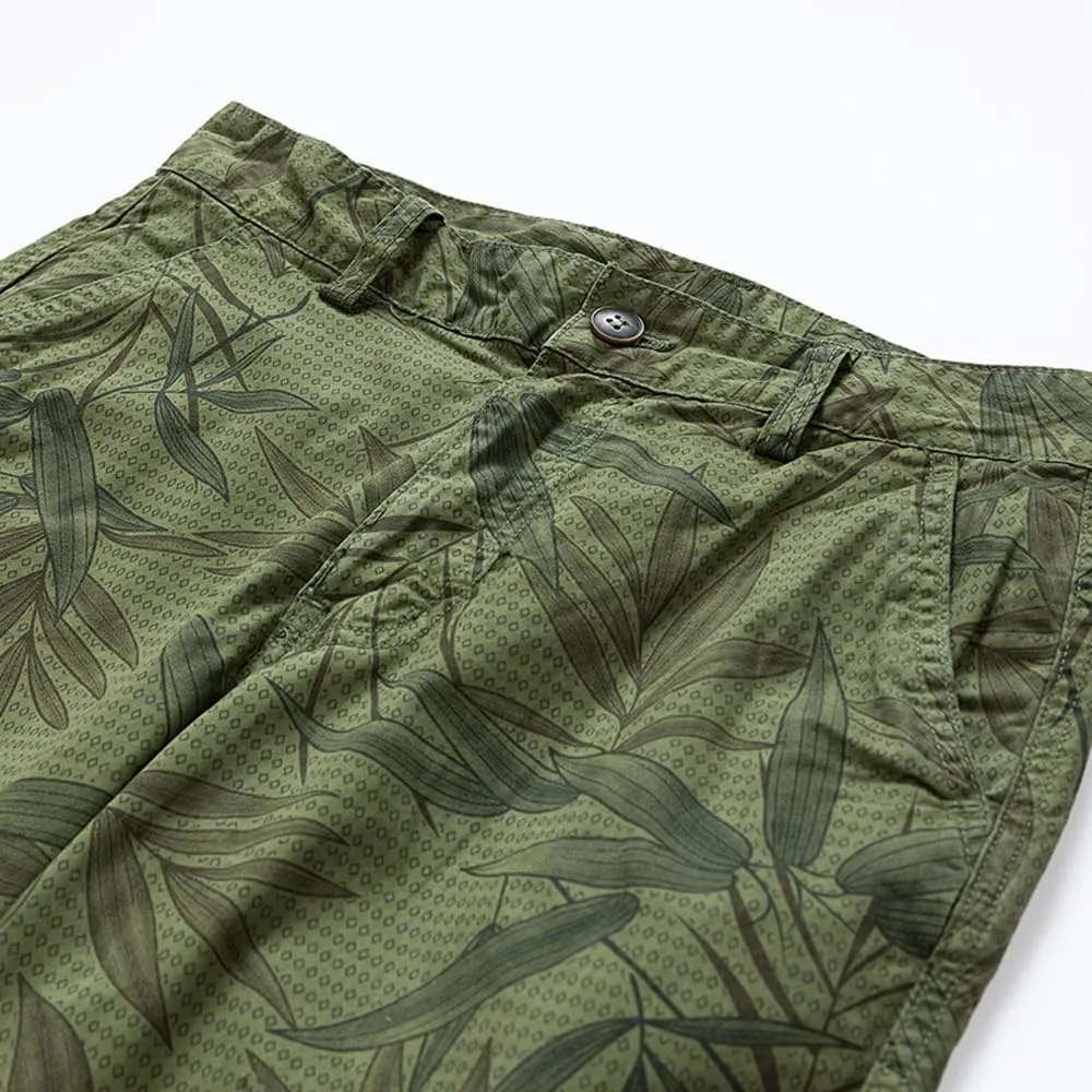 Men's Cotton Cargo Casual Shorts Summer Prints Regular Fit Stretchable Shorts