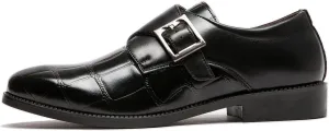 Men's Dress Loafer Shoes Monk Strap Slip On Loafers Men's Business Casual Shoes