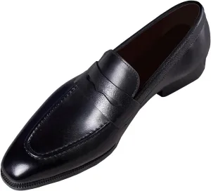 Men's Loafers & Slip-Ons Wedding Dress Genuine Leather Prom Formal Mocasines Business Casual Penny Loafers Comfortable Tuxedo Shoes for Men