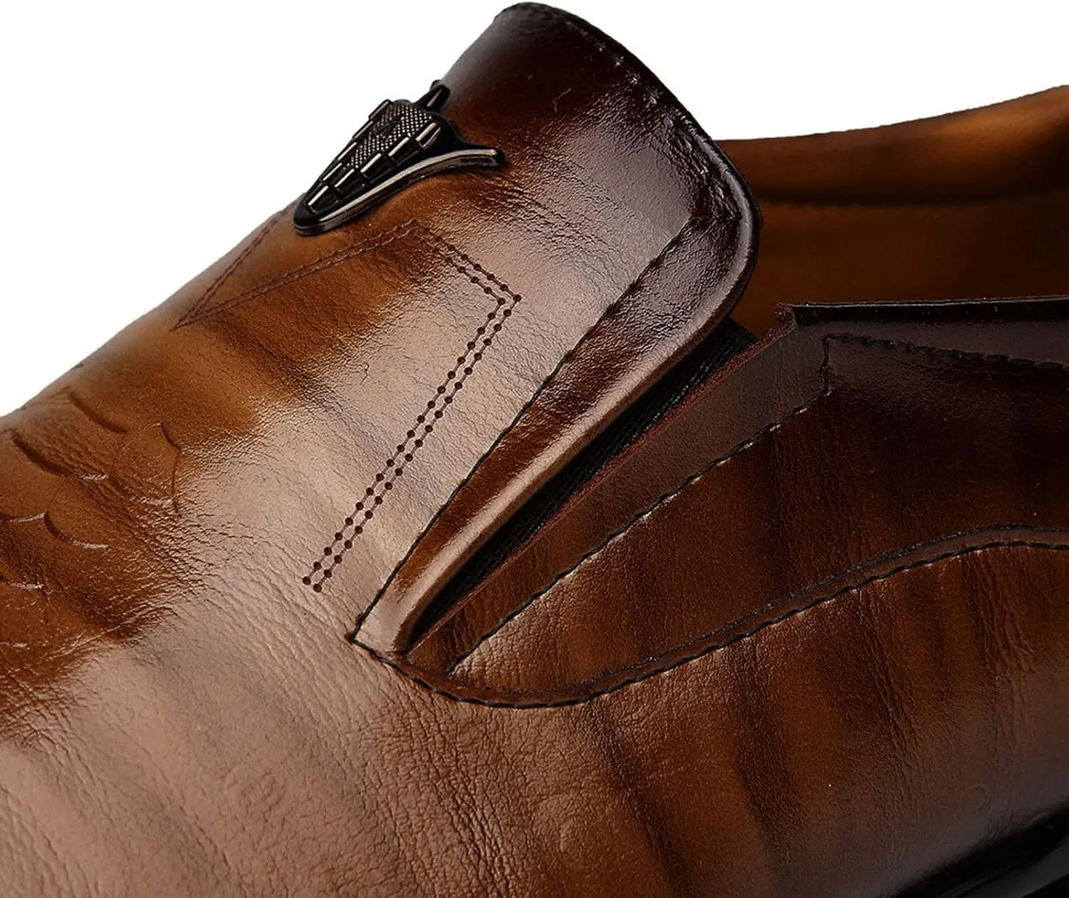 Men's Loafers Leather Wedding Party Dress Shoes Mens Shoes Classic Business Leather Mens Black Business Casual Shoes