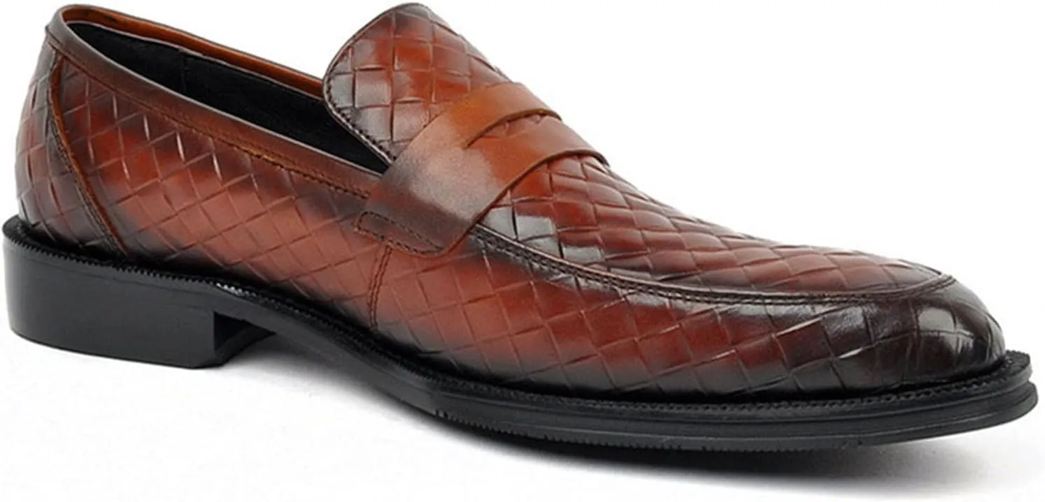 Men's Loafers Slip on Shoes Loafers Driving Loafers Casual Weaving Loafers for Men