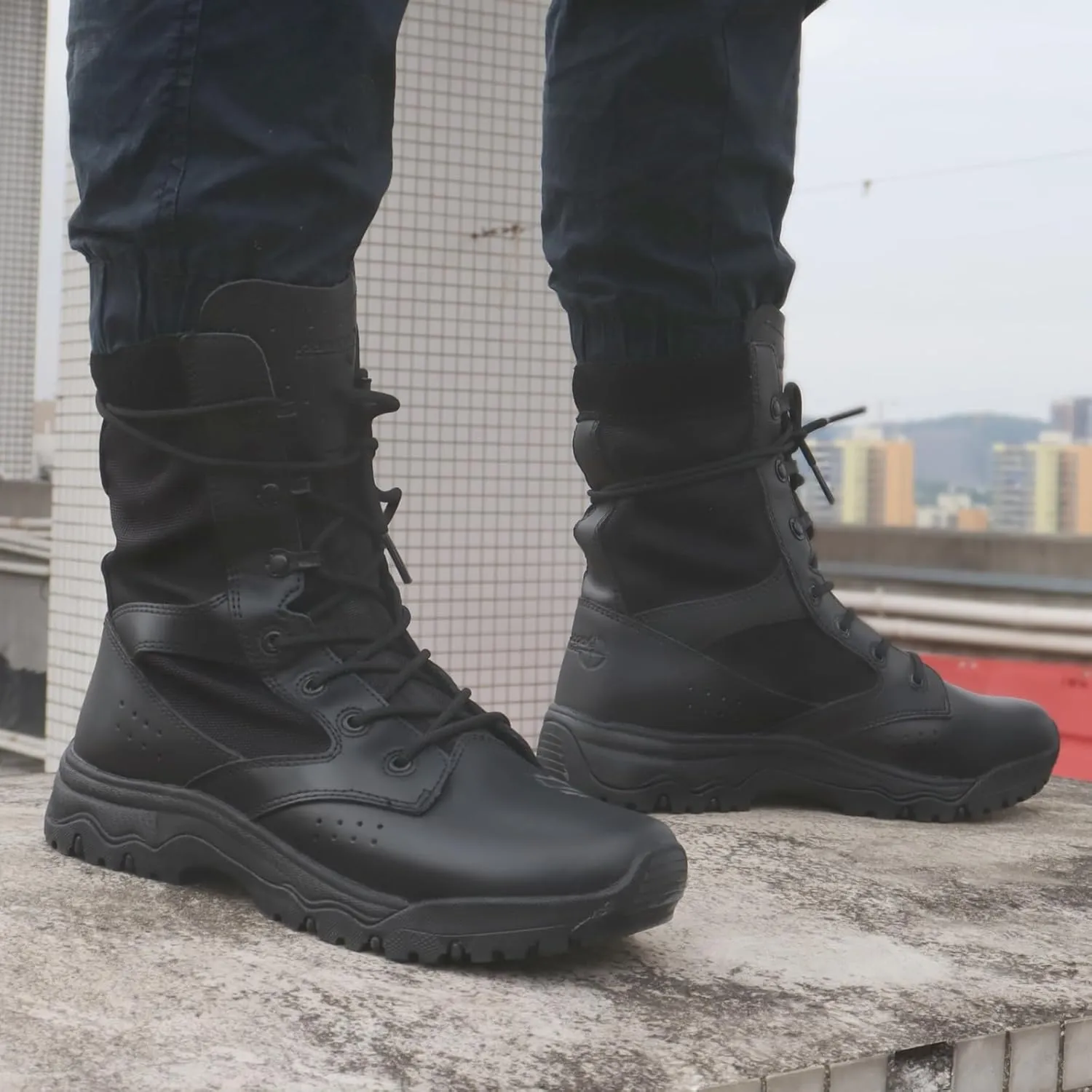 Men's Military Boots Lightweight Army Combat Tactical Military Boots For Men Hunting Jungle Hiking Work Boots