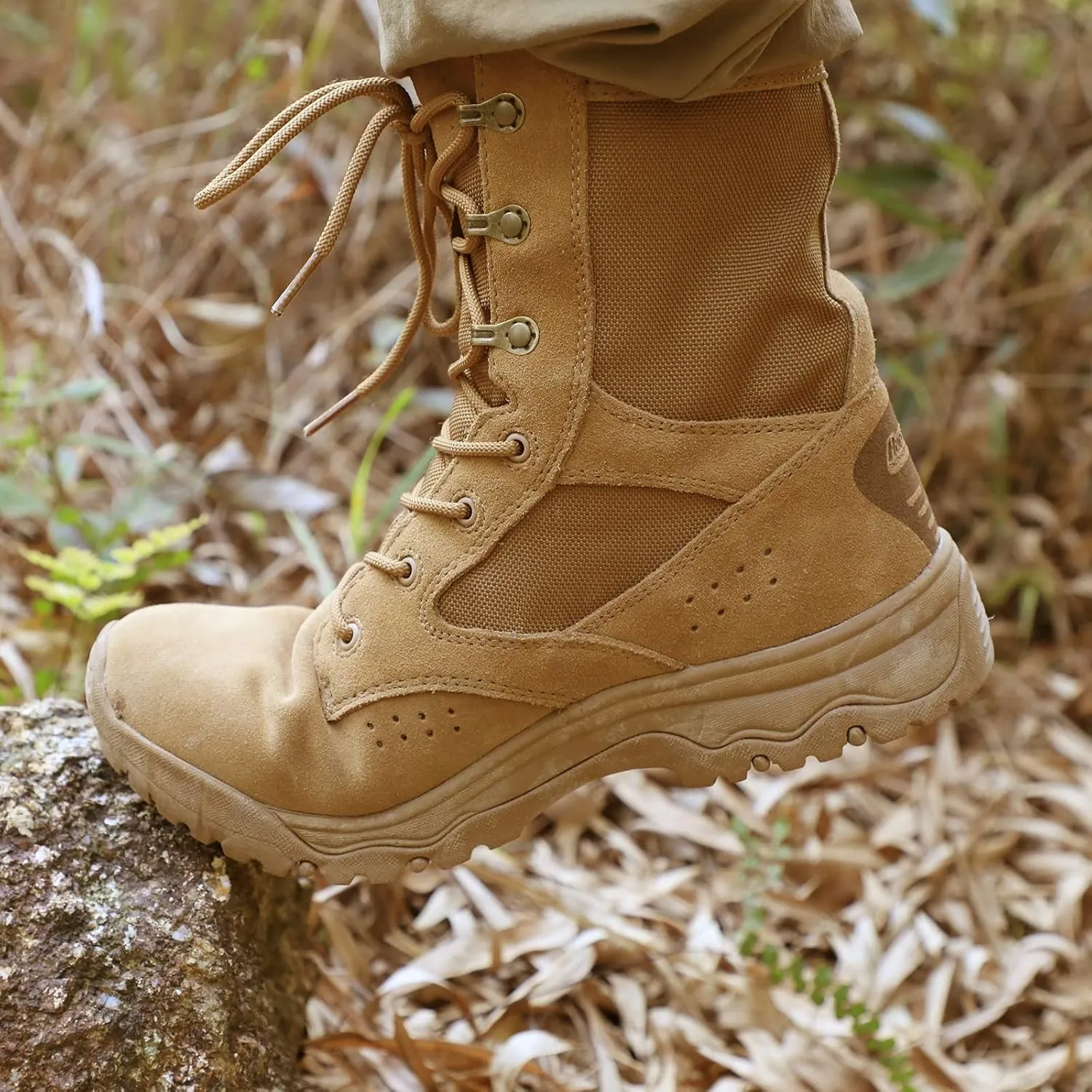 Men's Military Boots Lightweight Army Combat Tactical Military Boots For Men Hunting Jungle Hiking Work Boots
