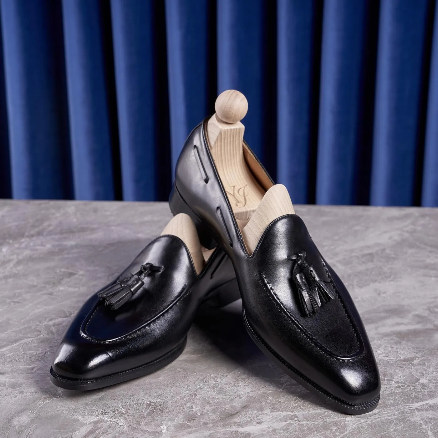 Mens Tassel Loafers Dress Casual Slip On Shoes Genuine Leather Prom Suit Shoes Wedding Business Penny Loafers Fashion Mocasines Tuxedo Shoes for Men
