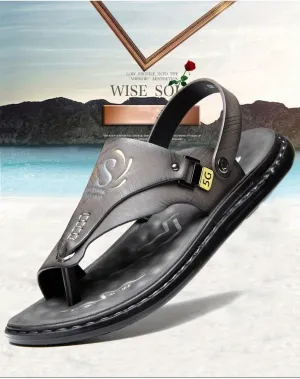 Men's Trendy Outdoor Flip Flops, Casual Sandals with Assorted Colors