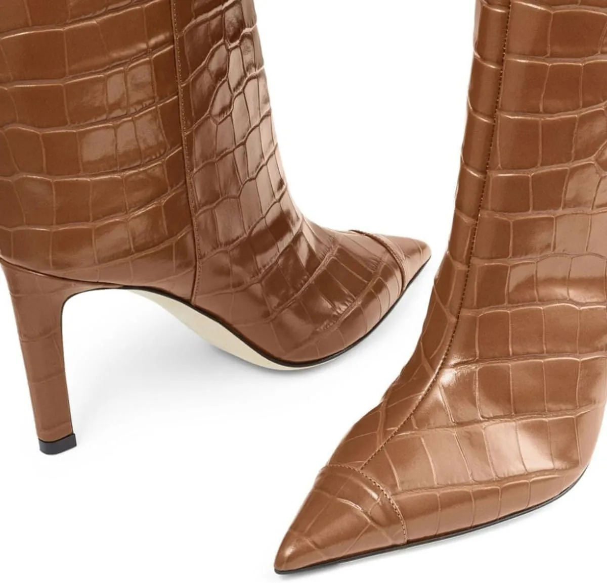Milooey shoes Women's Pointed Toe Knee High Boots Sexy Stiletto High Heel Long Boots Button Pull On Fall Winter Warm Shoes Size 4-16 Us