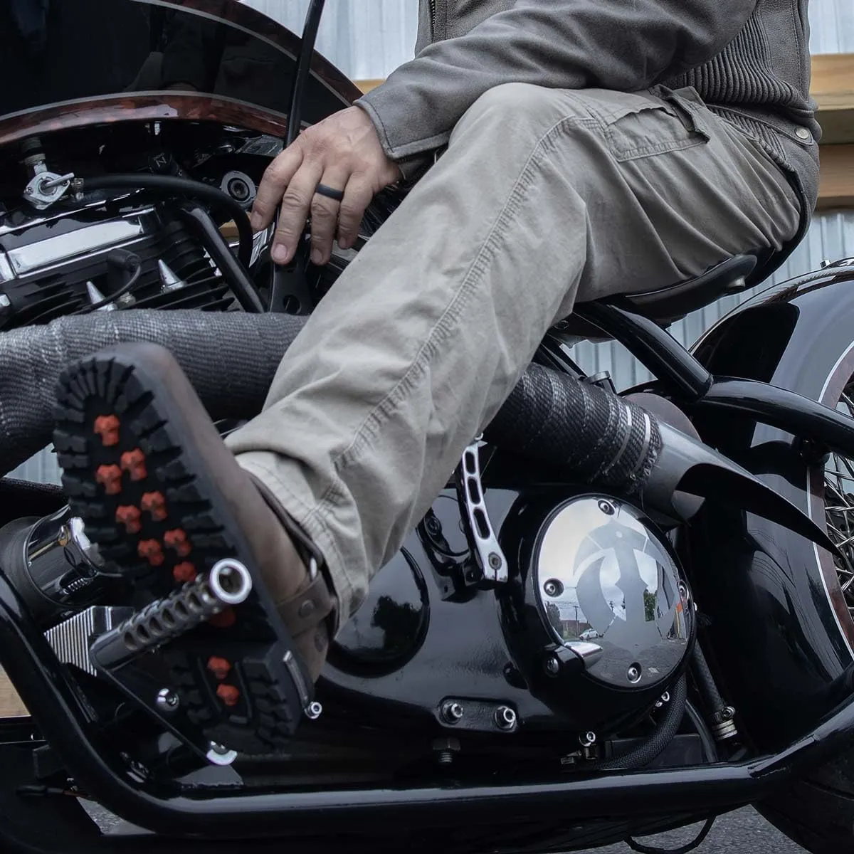 Milwaukee Leather Men's Classic Premium Leather Harness Motorcycle Boots Collection - 11.5