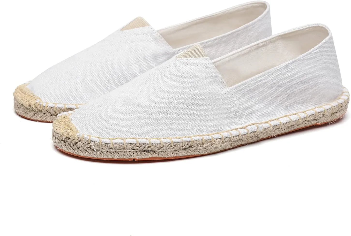 Mintzice Men's Solid Comfortable Slip on Canvas Espadrilles Flat