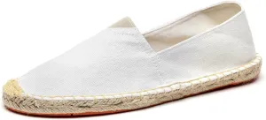 Mintzice Men's Solid Comfortable Slip on Canvas Espadrilles Flat