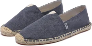 Mintzice Men's Solid Comfortable Slip on Canvas Espadrilles Flat
