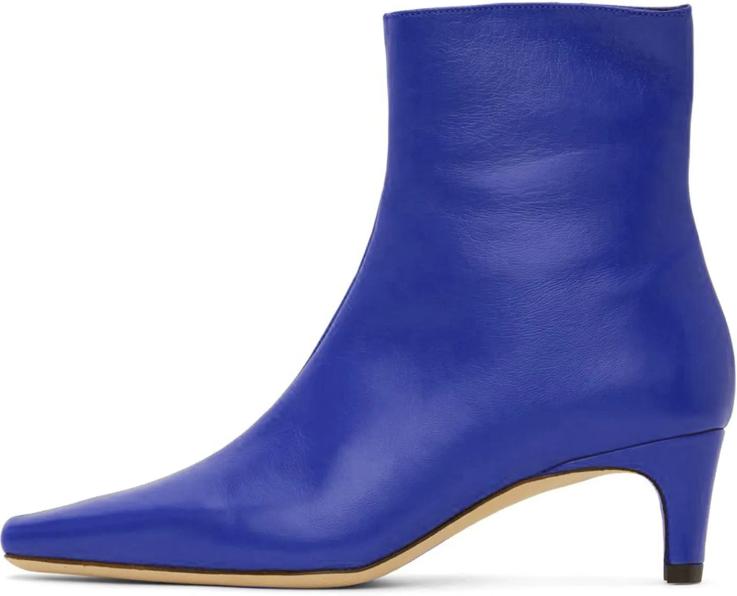 MOOMMO Women Low Chunky Heel Ankle Boots Square Toe Side Zipper Sock Booties Matte Comfy 2 Inch Thick Heel Dress Short Boots Closed Toe Mid Calf Stretch Chic Office Party Winter 4-11 M US