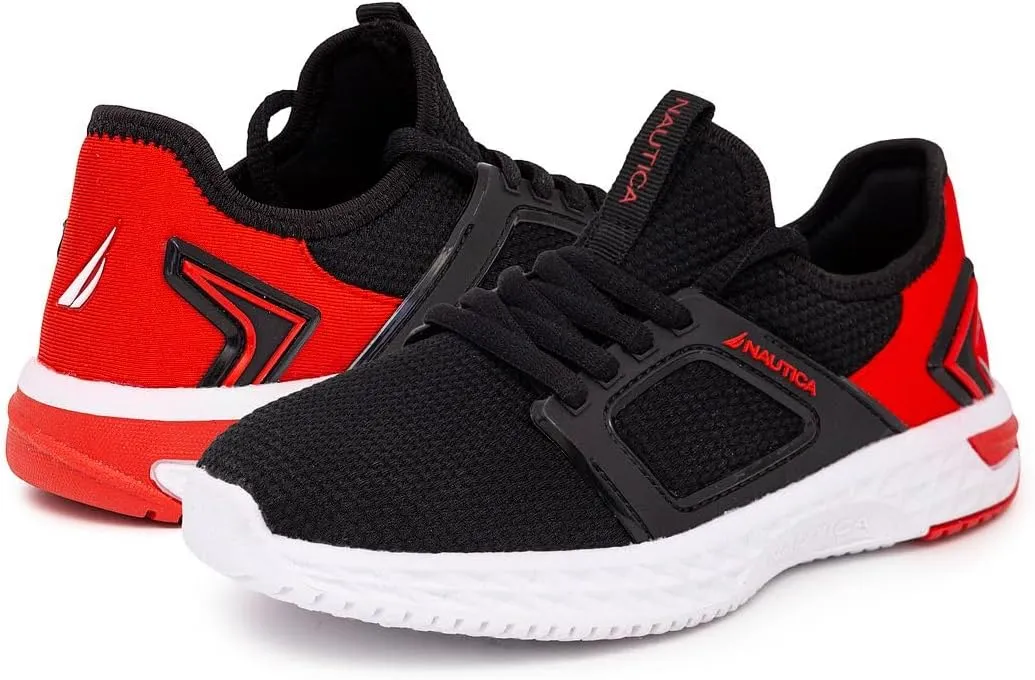 Nautica Kids Lace-Up Sneakers | Comfortable Running Shoes for Boys and Girls | Little Kid/Big Kid