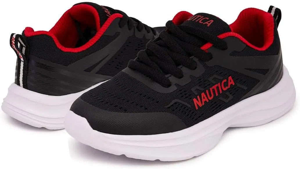 Nautica Kids Lace-Up Sneakers | Comfortable Running Shoes for Boys and Girls | Little Kid/Big Kid