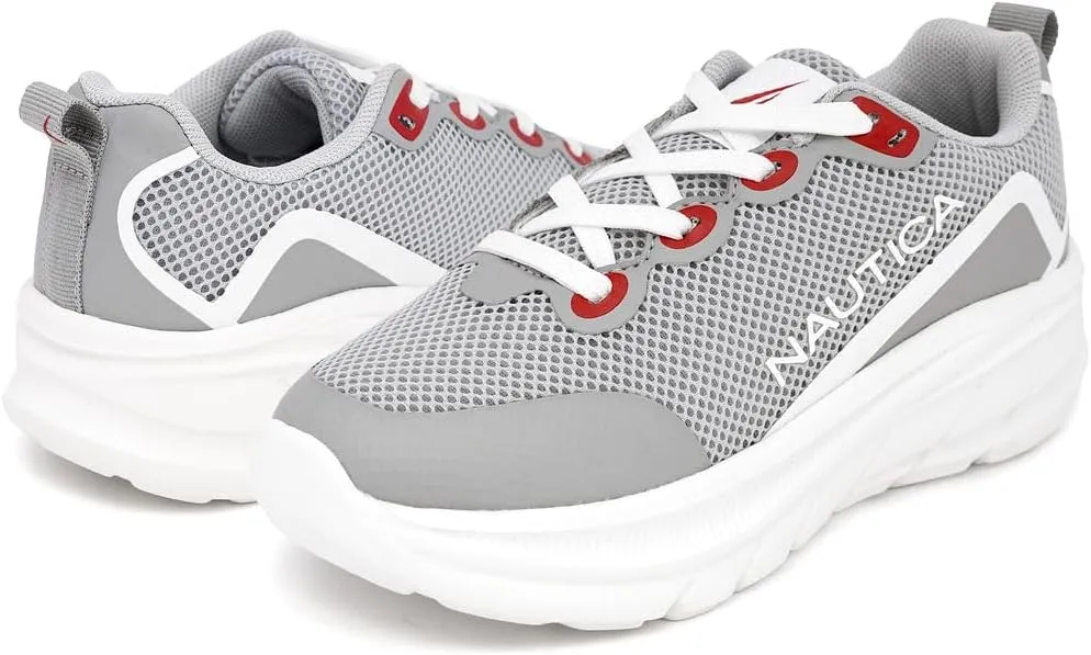Nautica Kids Lace-Up Sneakers | Comfortable Running Shoes for Boys and Girls | Little Kid/Big Kid