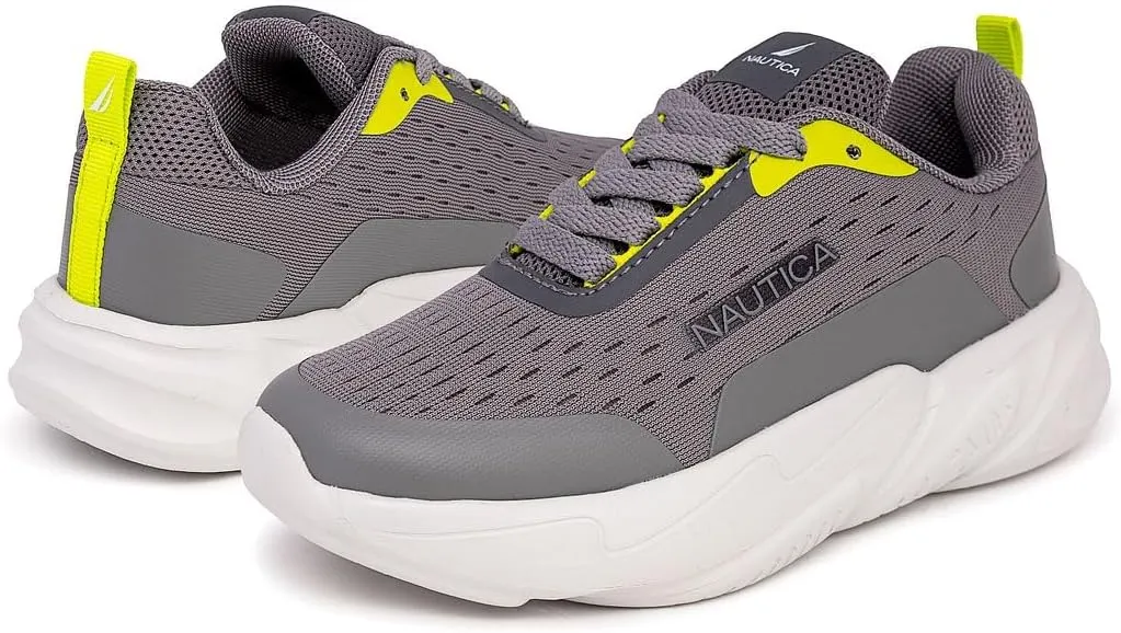 Nautica Kids Lace-Up Sneakers | Comfortable Running Shoes for Boys and Girls | Little Kid/Big Kid