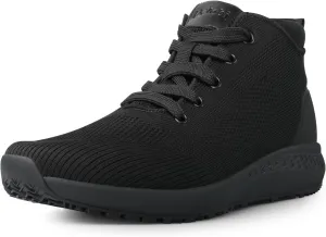 Non Slip Mens Boots Slip Resistant Work Shoes for Men Restaurant Food Service Waterproof Tactical Chef Walking Casual Shoes Breathable Mesh Militares Outdoor Work Ankle Support Boot