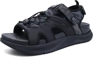 ONCAI Walking Sandals for Women,Sport Athletic Hiking Sandals With Arch Support Orthotic Outdoor Footbed for Plantar Fasciitis, Sandalias Mujer with Adjustable Straps (US Size 6-12)